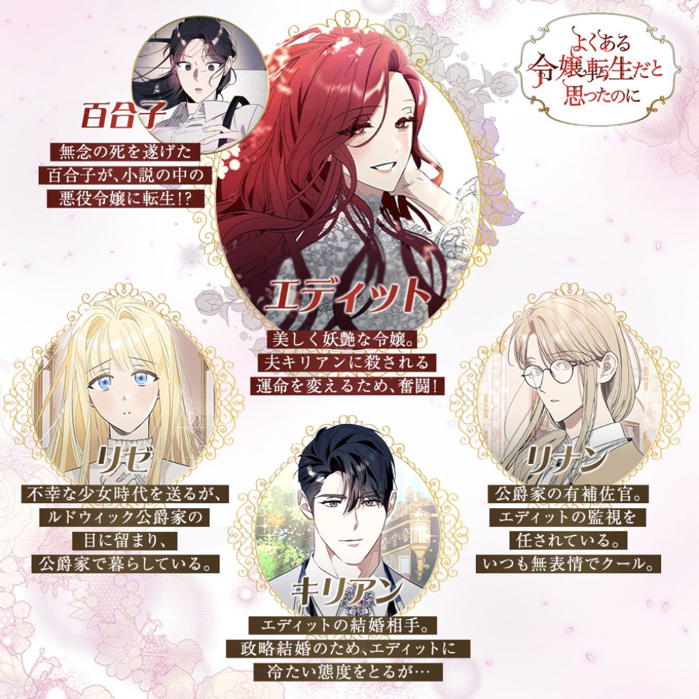 よくある令嬢転生だと思ったの登場人物